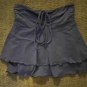 periwinkle mini a-line mini skirt